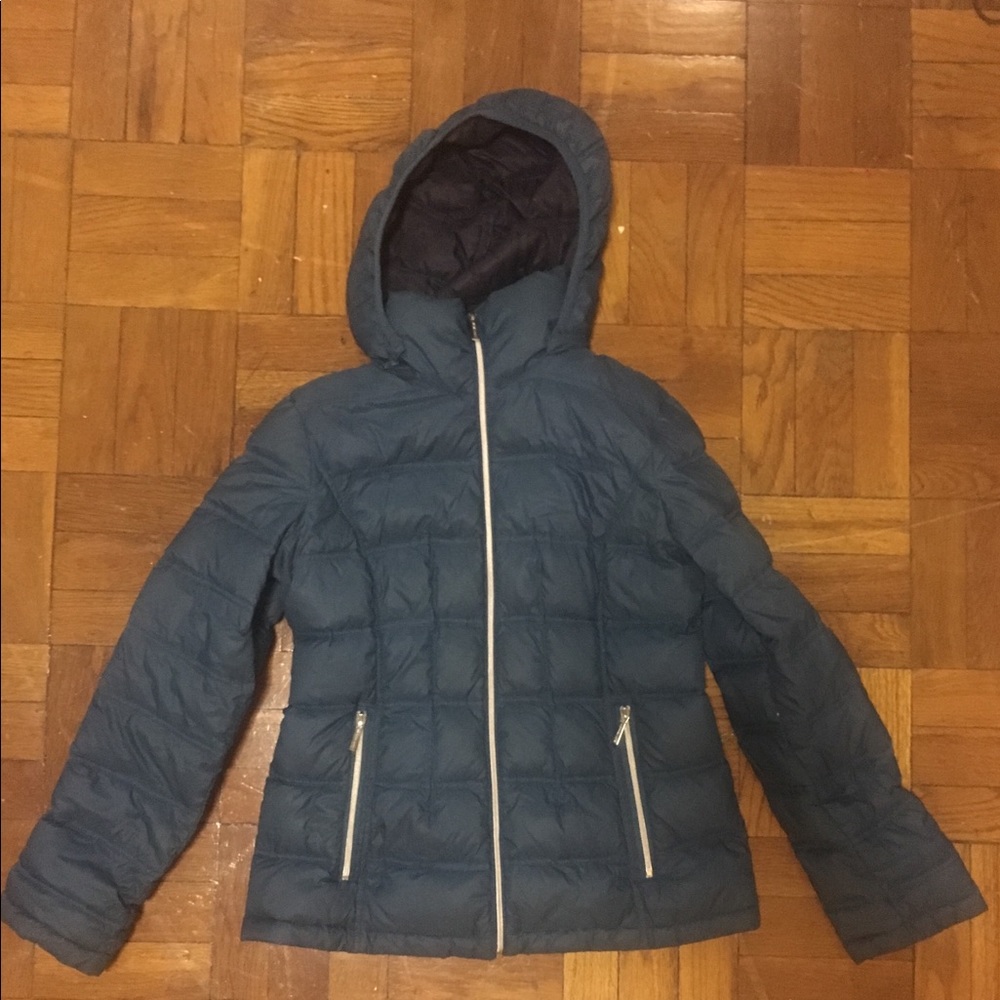 Michael Kors Turquoise down puffer jacket